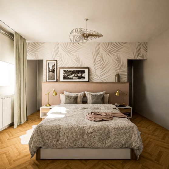 Oblikovanje spalnice Nika